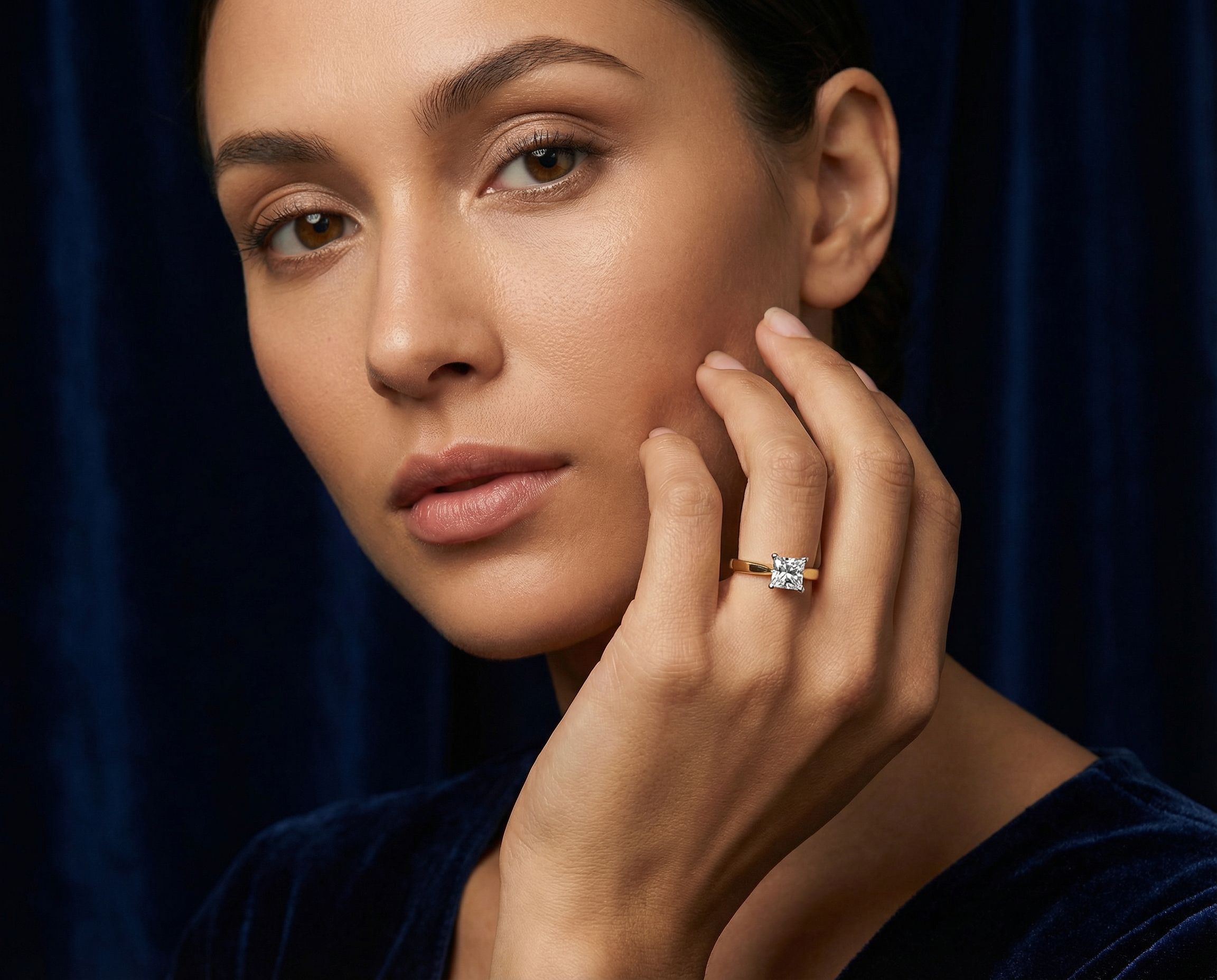 Pave Engagement Rings