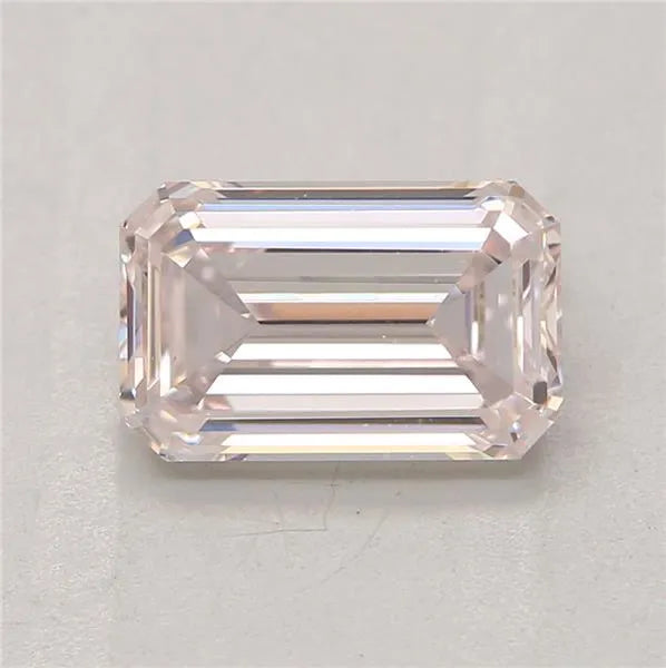 0.71ct Emerald Natural Diamond (Colour Very Light Pink Pink, Clarity VS1, GIA Certified)