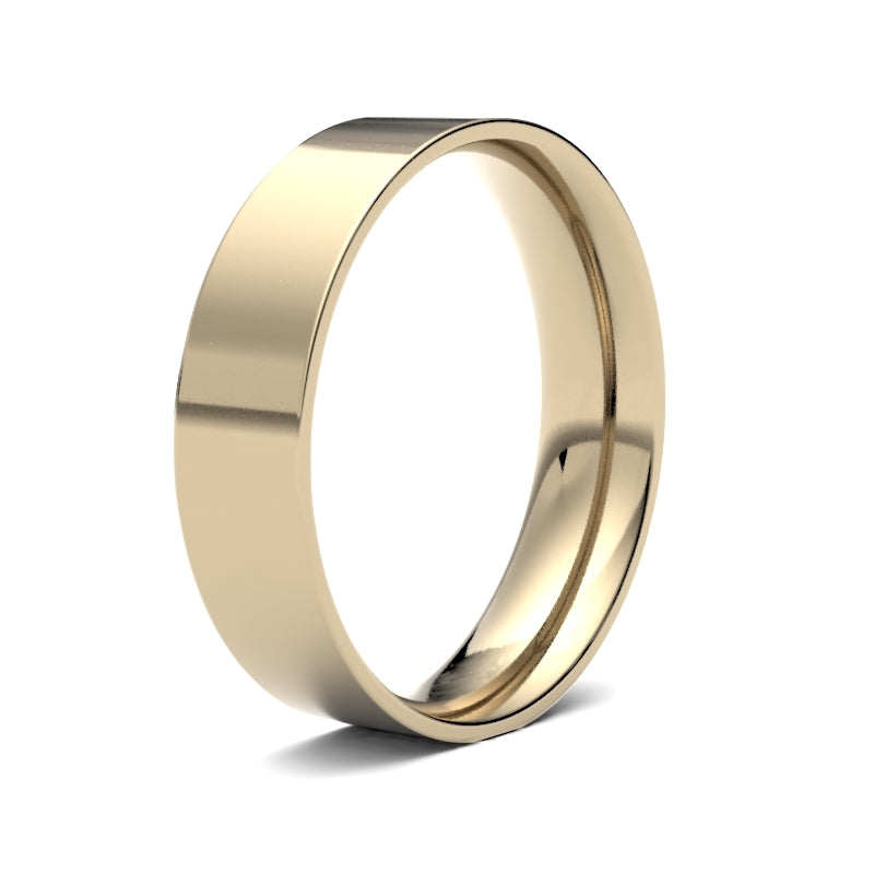 Gents Flat Court Classic Wedding Ring