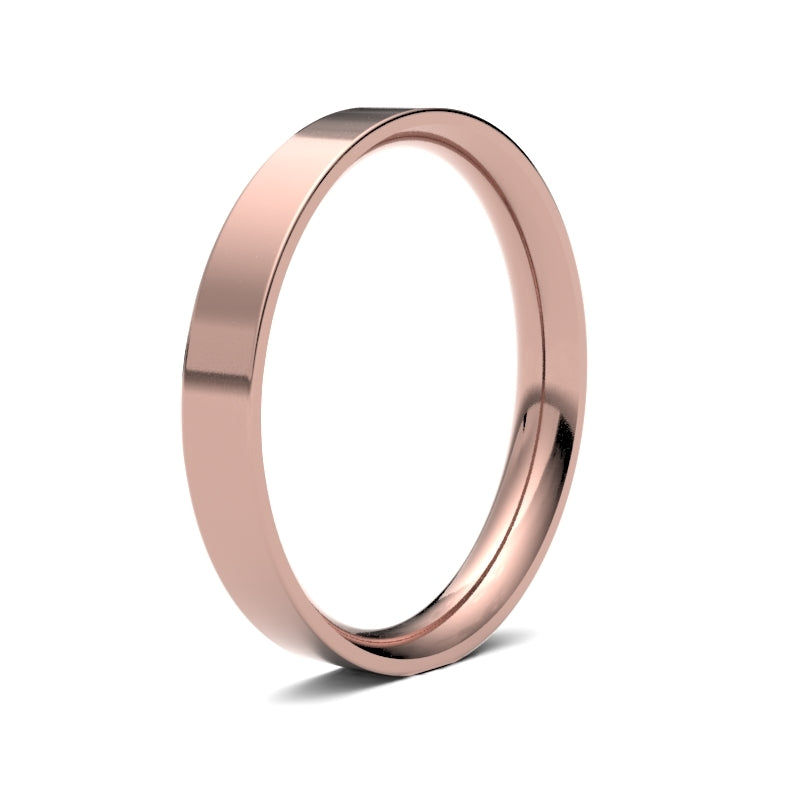 Ladies Flat Court Classic Wedding Ring
