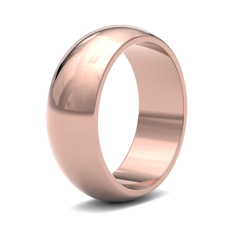 Gents D-Shape Classic Wedding Ring