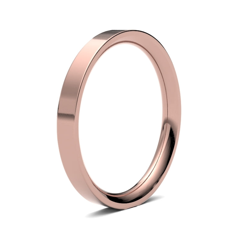 Ladies Flat Court Classic Wedding Ring