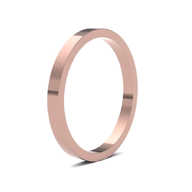 Ladies Flat Classic Wedding Ring