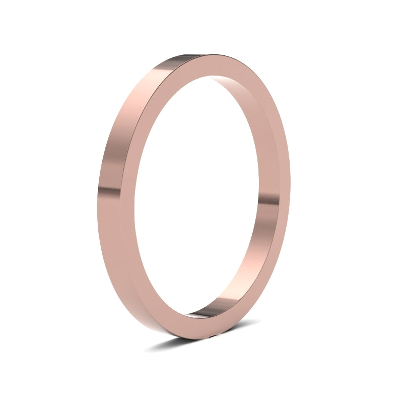 Ladies Flat Classic Wedding Ring