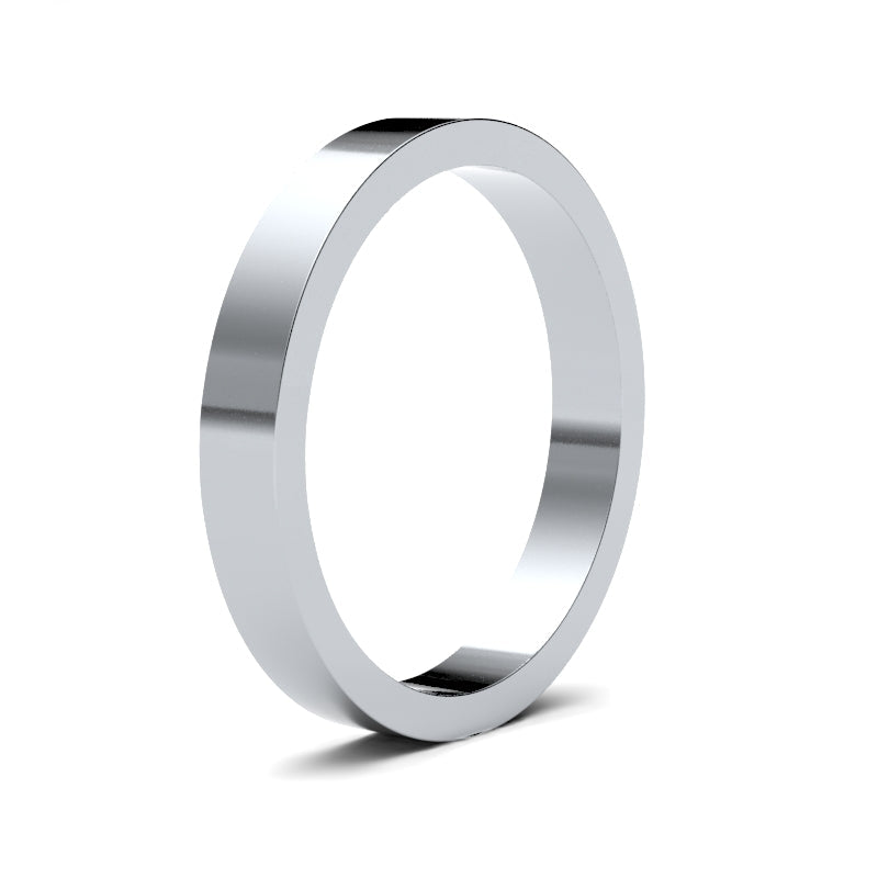 Ladies Flat Classic Wedding Ring