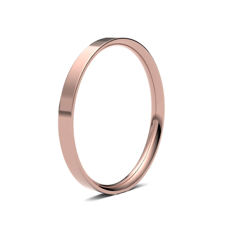 Ladies Flat Court Classic Wedding Ring
