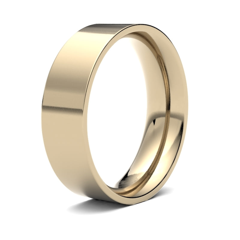 Gents Flat Court Classic Wedding Ring