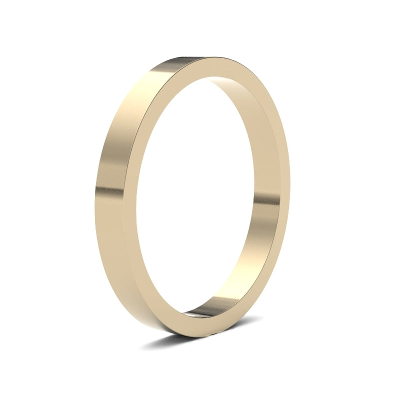 Ladies Flat Classic Wedding Ring
