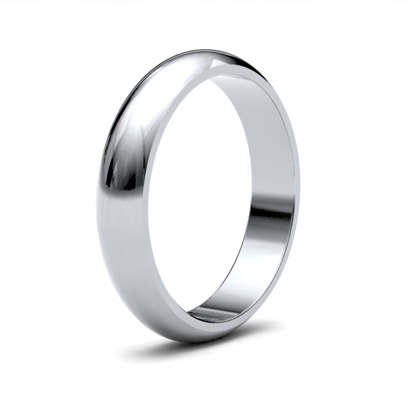 Gents D-Shape Classic Wedding Ring