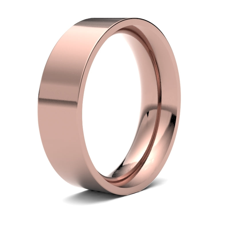 Gents Flat Court Classic Wedding Ring