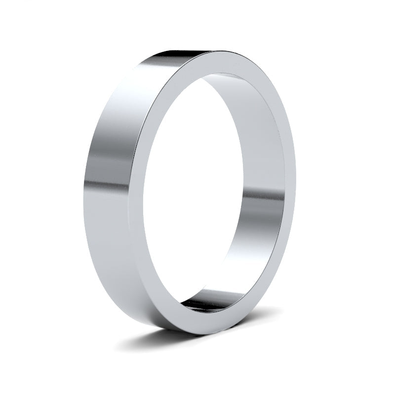 Ladies Flat Classic Wedding Ring
