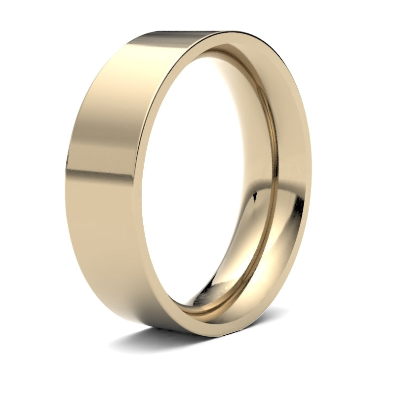 Gents Flat Court Classic Wedding Ring