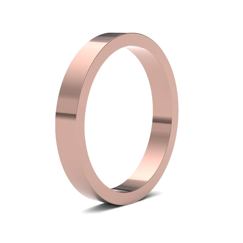 Ladies Flat Classic Wedding Ring