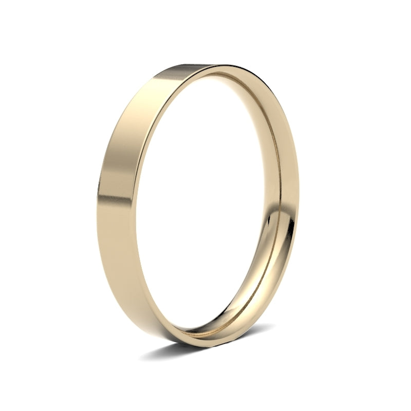 Ladies Flat Court Classic Wedding Ring