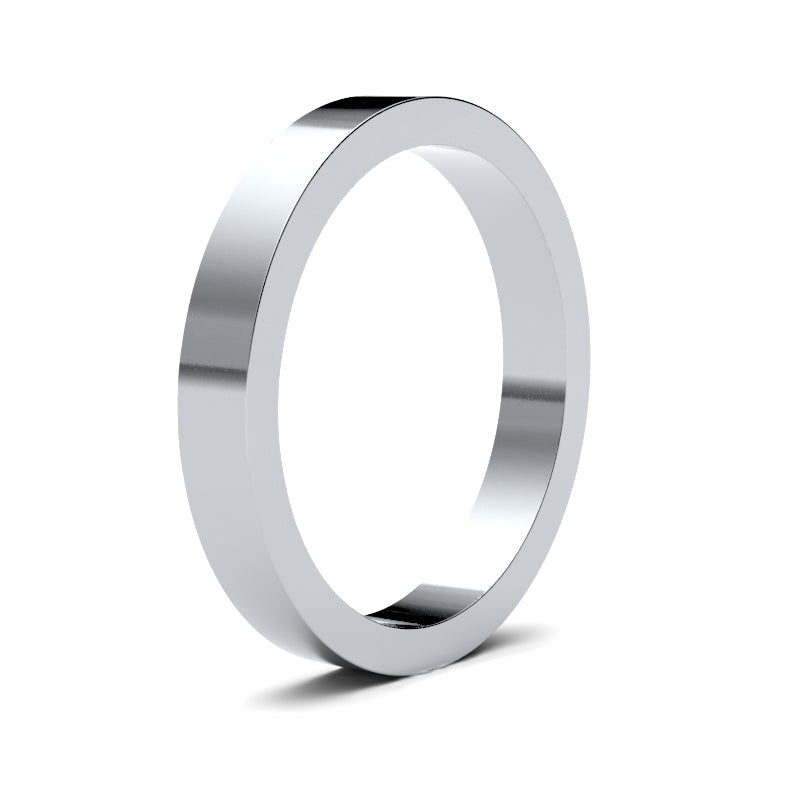 Ladies Flat Classic Wedding Ring