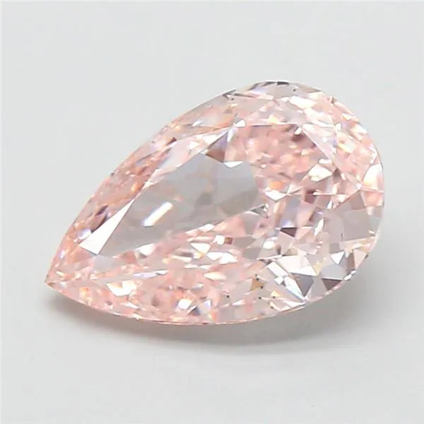 2.09ct Pear Lab Grown Diamond (Colour Fancy Brownish Pink, Clarity VS1, IGI Certified)