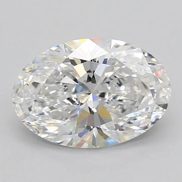 2.50ct Oval Lab Grown Diamond (Colour D, Clarity VVS1, IGI Certified)