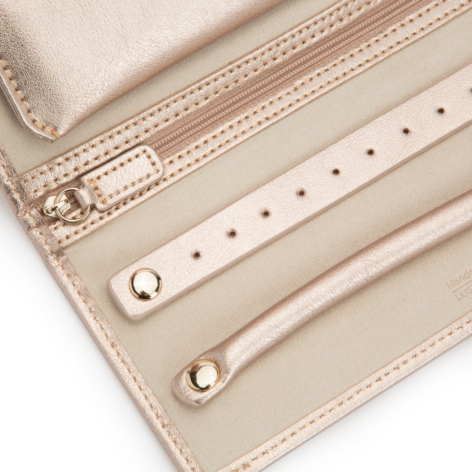 Rose Gold WOLF Palermo Jewellery Roll