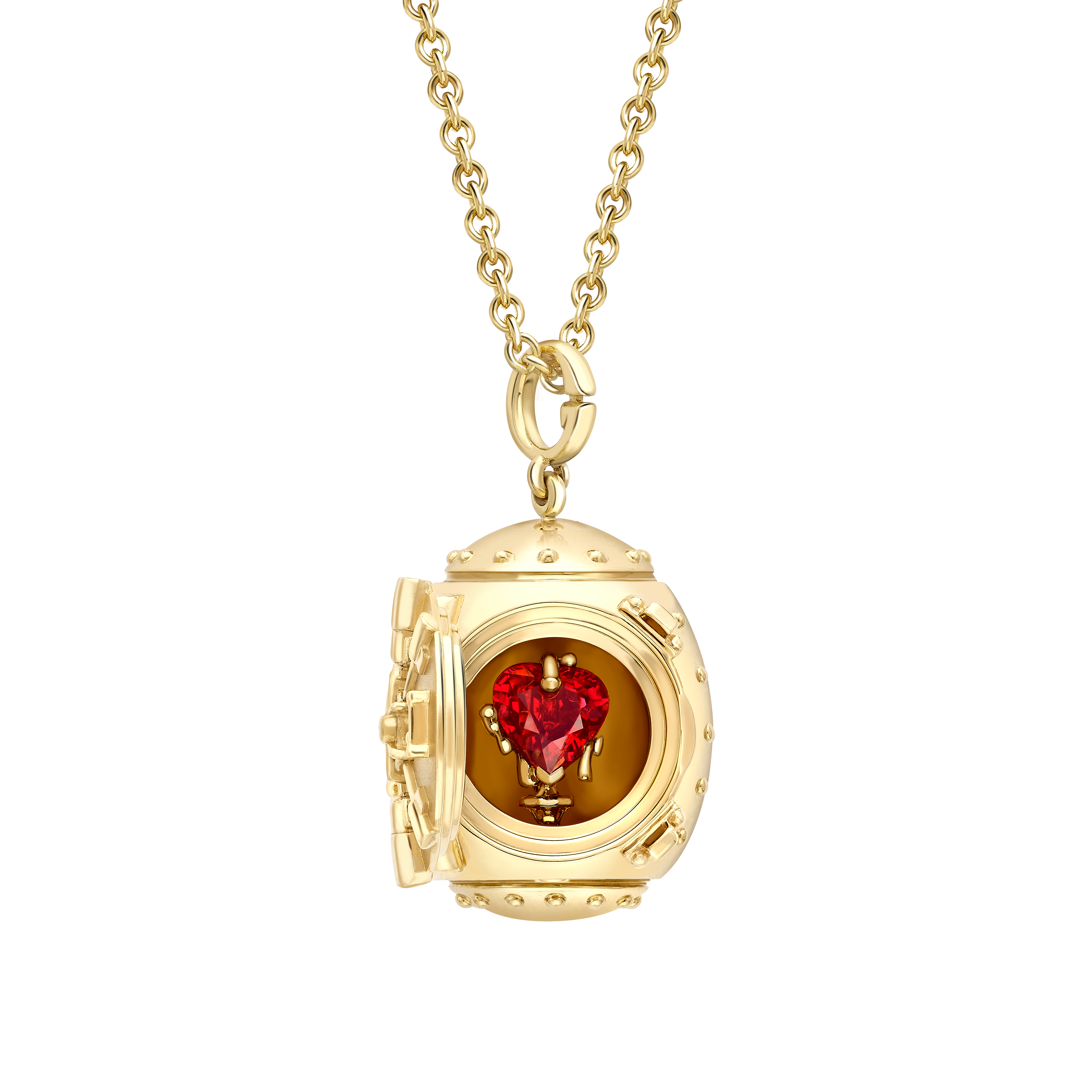 Fabergé Heritage Yellow Gold Fabergé x 007 Goldfinger Pendant