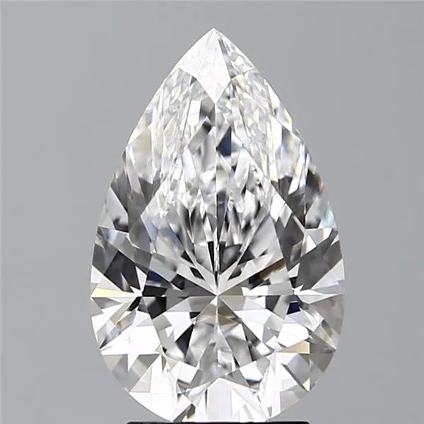 3.00ct Pear Lab Grown Diamond (Colour D, Clarity VVS2, IGI Certified)