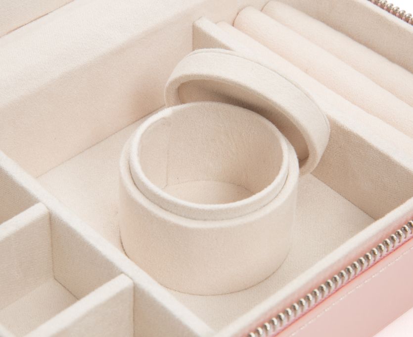 Rose Quartz WOLF Sophia Zip Travel Case