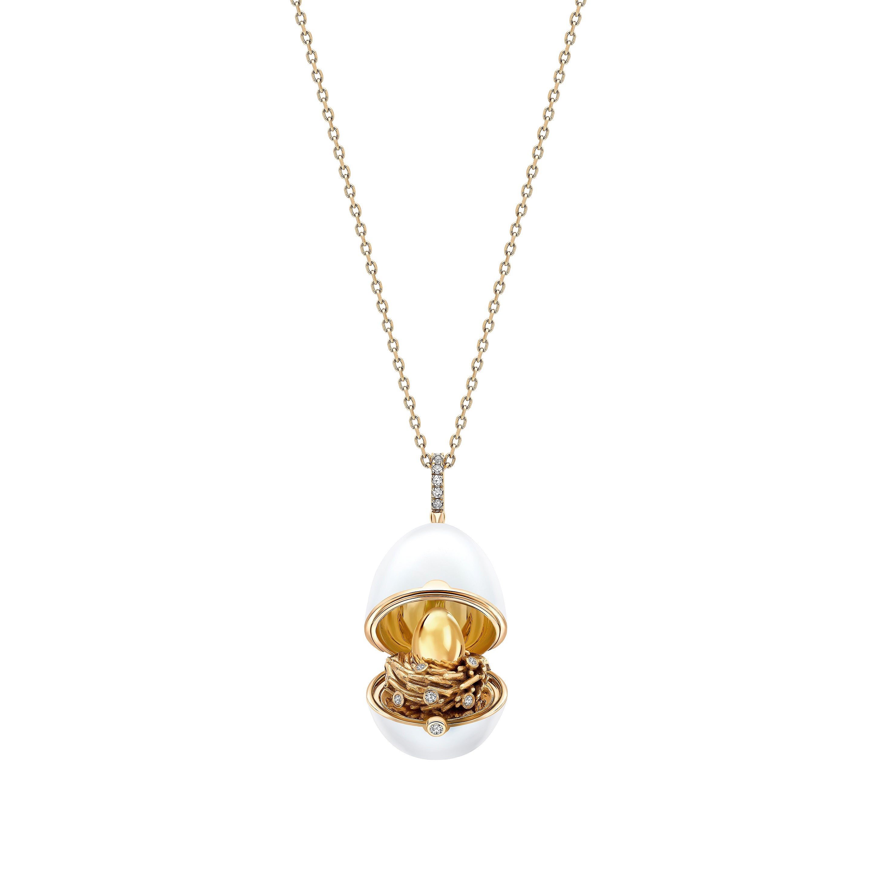 Fabergé №1 Enamel Egg Pendant