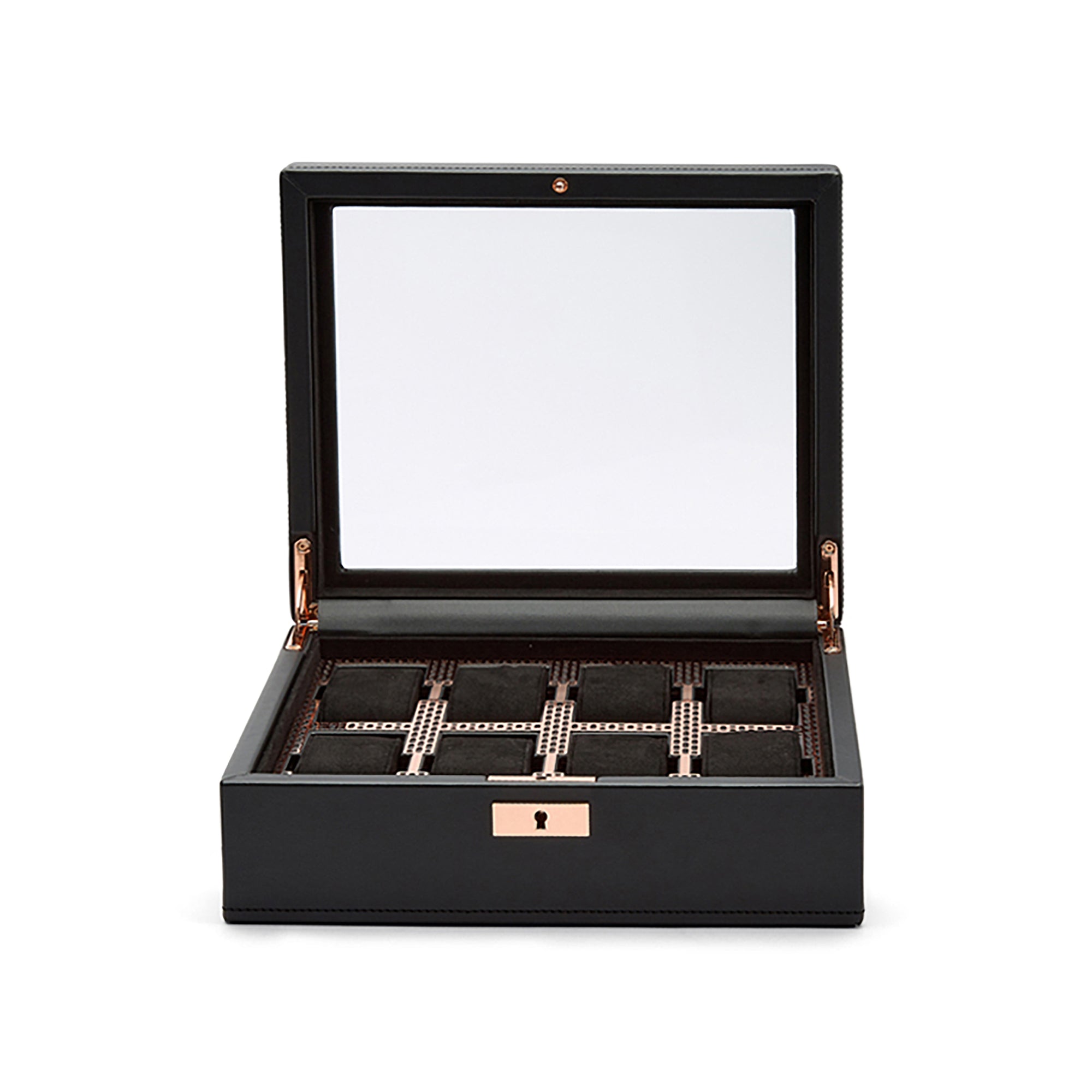 Copper WOLF Axis 8 pc Watch Box