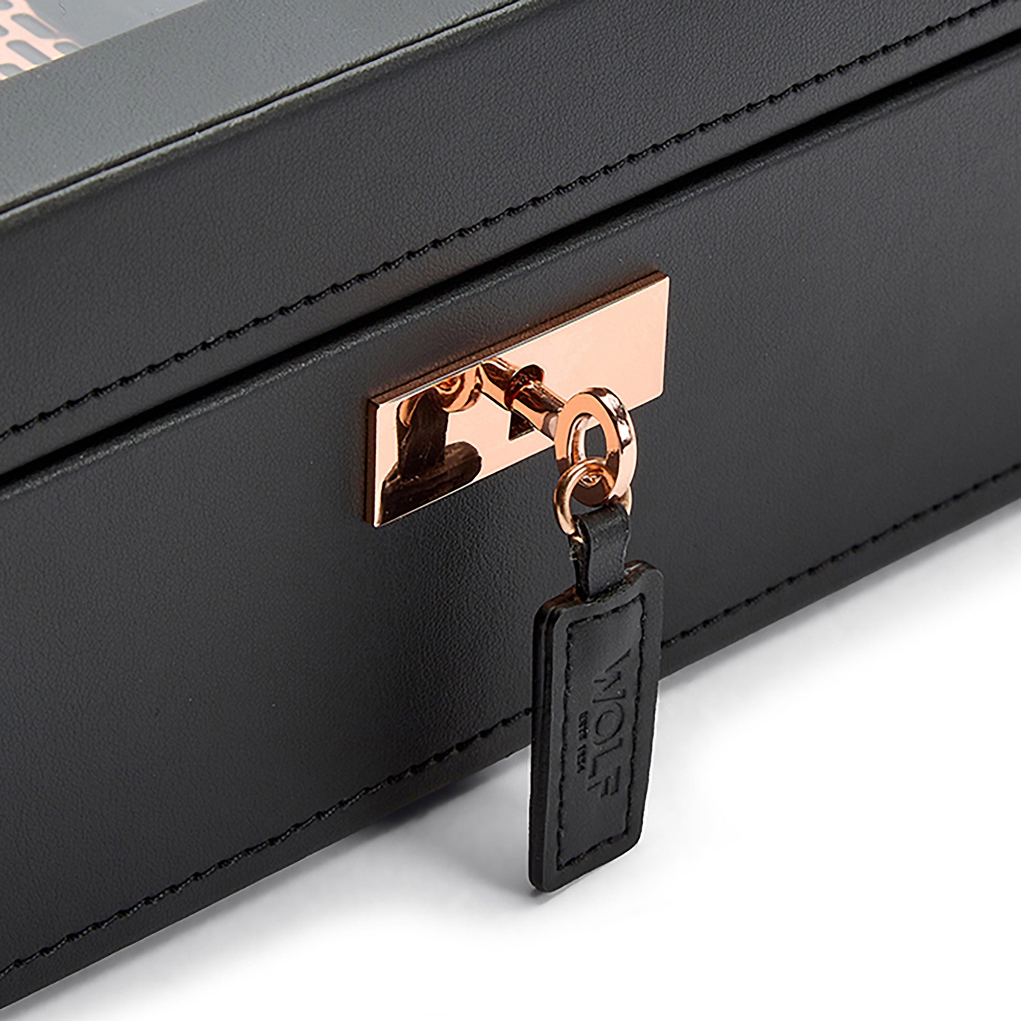 Copper WOLF Axis 8 pc Watch Box