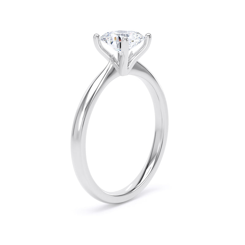 Yara Cushion Cut Engagement Ring in 9ct White Gold