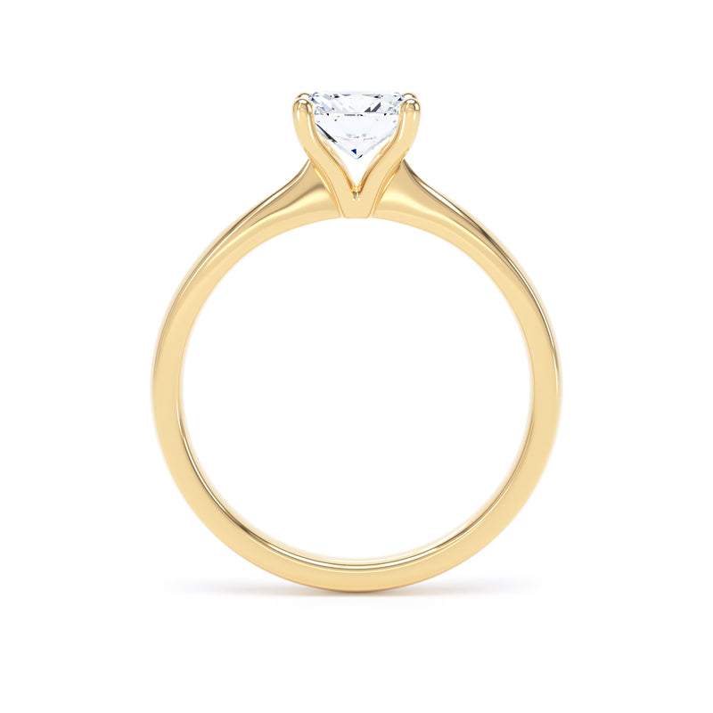 Yara Cushion Cut Engagement Ring in 9ct Yellow Gold