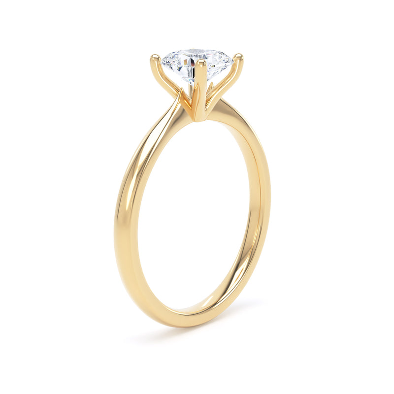 Yara Cushion Cut Engagement Ring in 9ct Yellow Gold