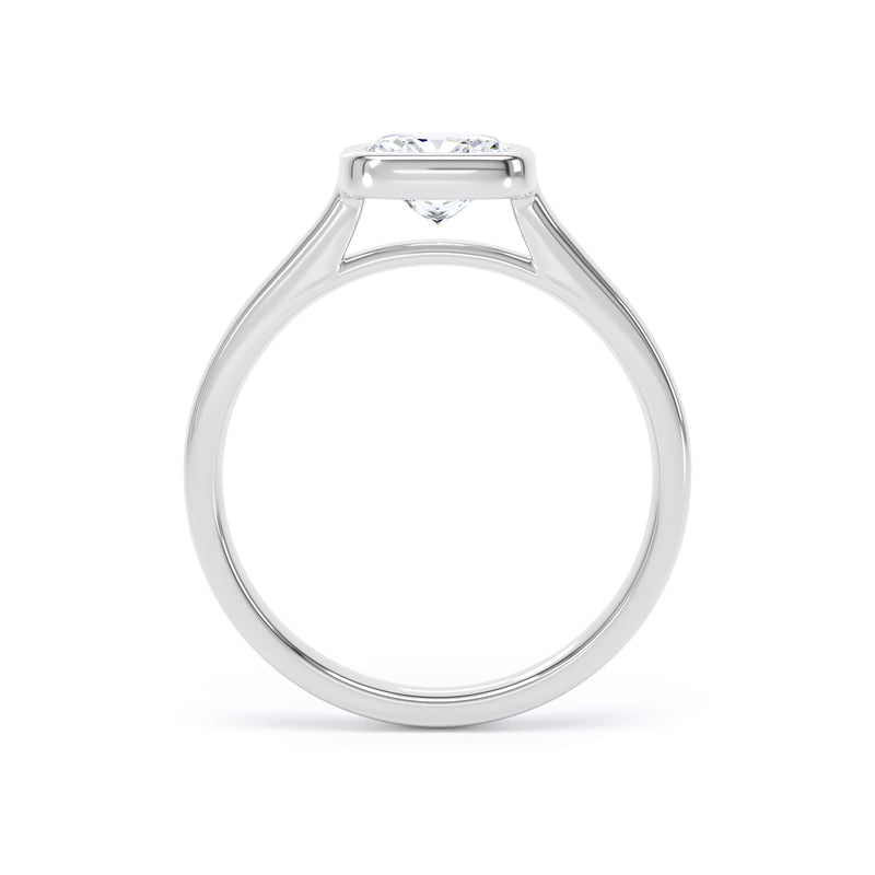 Wynn Cushion Cut Engagement Ring in 9ct White Gold