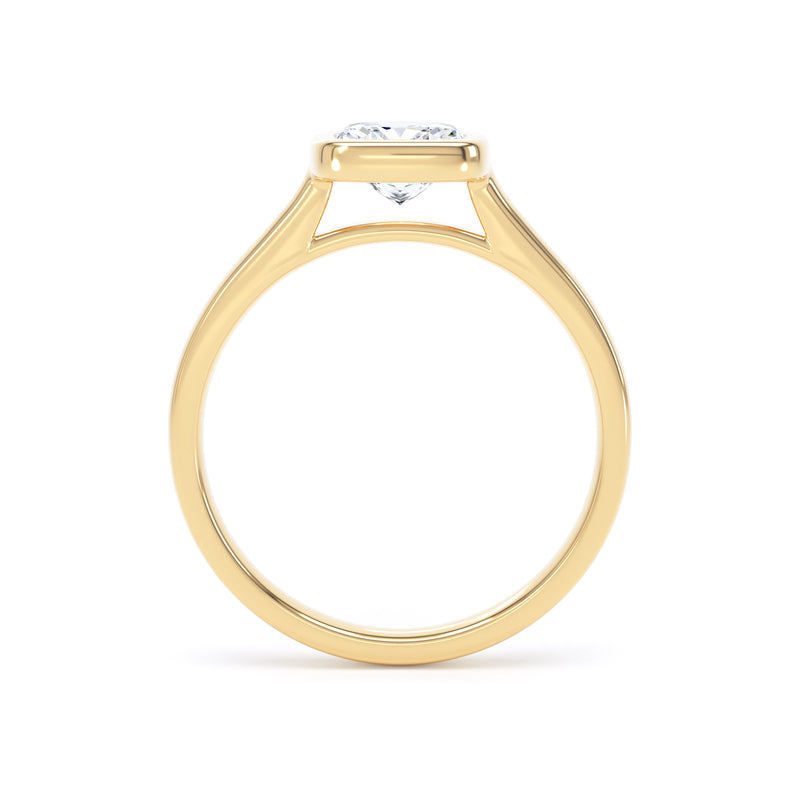 Wynn Cushion Cut Engagement Ring in 18ct Yellow Gold