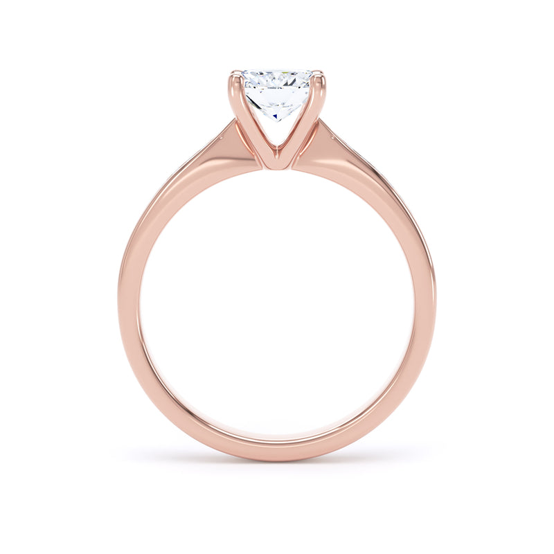 Tessa Cushion Cut Engagement Ring in 18ct Rose Gold