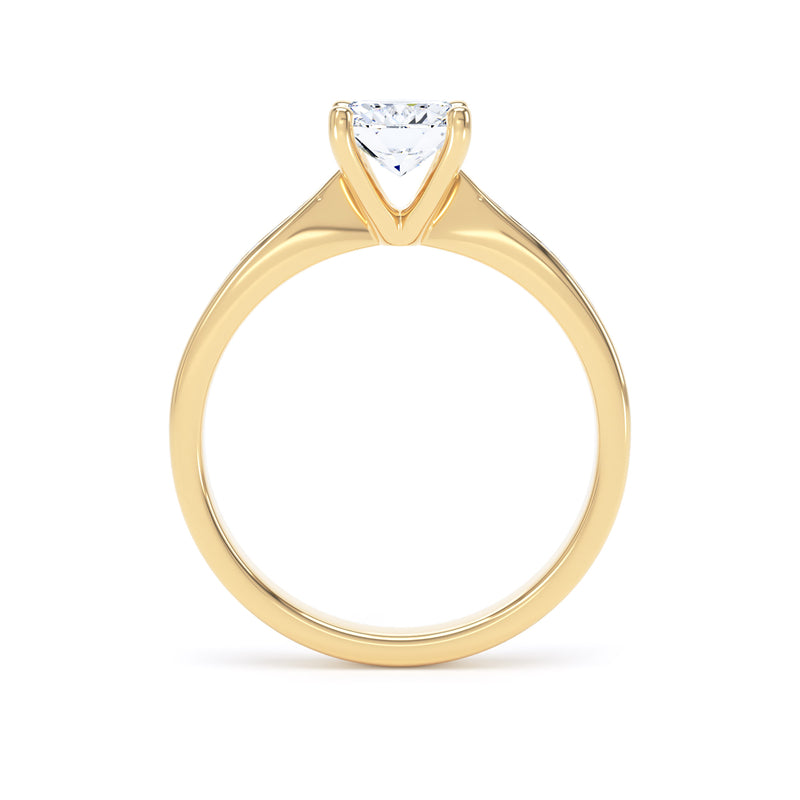 Tessa Cushion Cut Engagement Ring in 18ct Yellow Gold