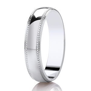 Ladies Diamond Cut Wedding Ring