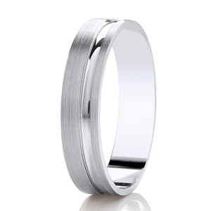 Gents Diamond Cut Wedding Ring