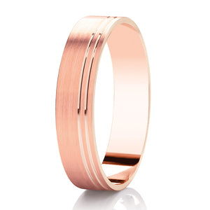 Ladies Diamond Cut Wedding Ring