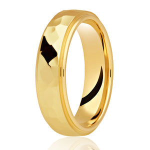 Gents Diamond Cut Wedding Ring