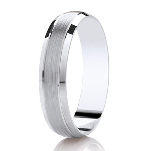 Gents Diamond Cut Wedding Ring