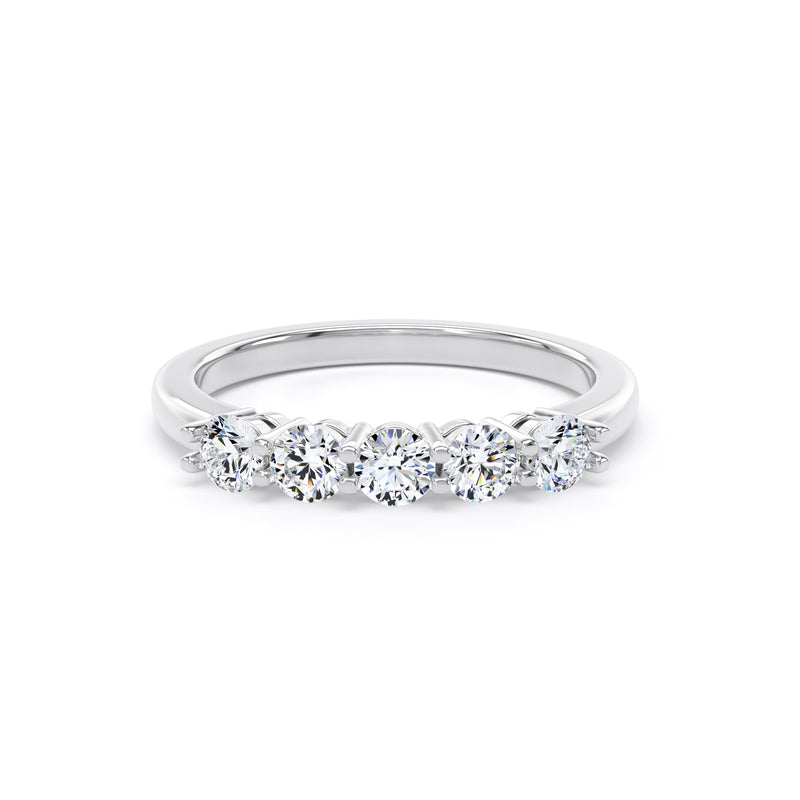 Rita Round Cut Engagement Ring in Platinum 950