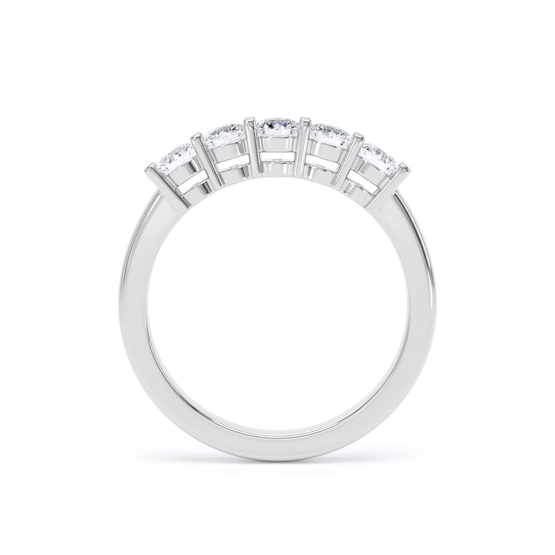 Rita Round Cut Engagement Ring in Platinum 950