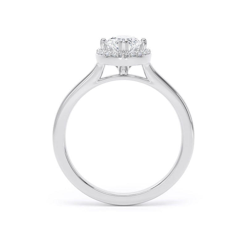 Rae Marquise Cut Engagement Ring in 18ct White Gold