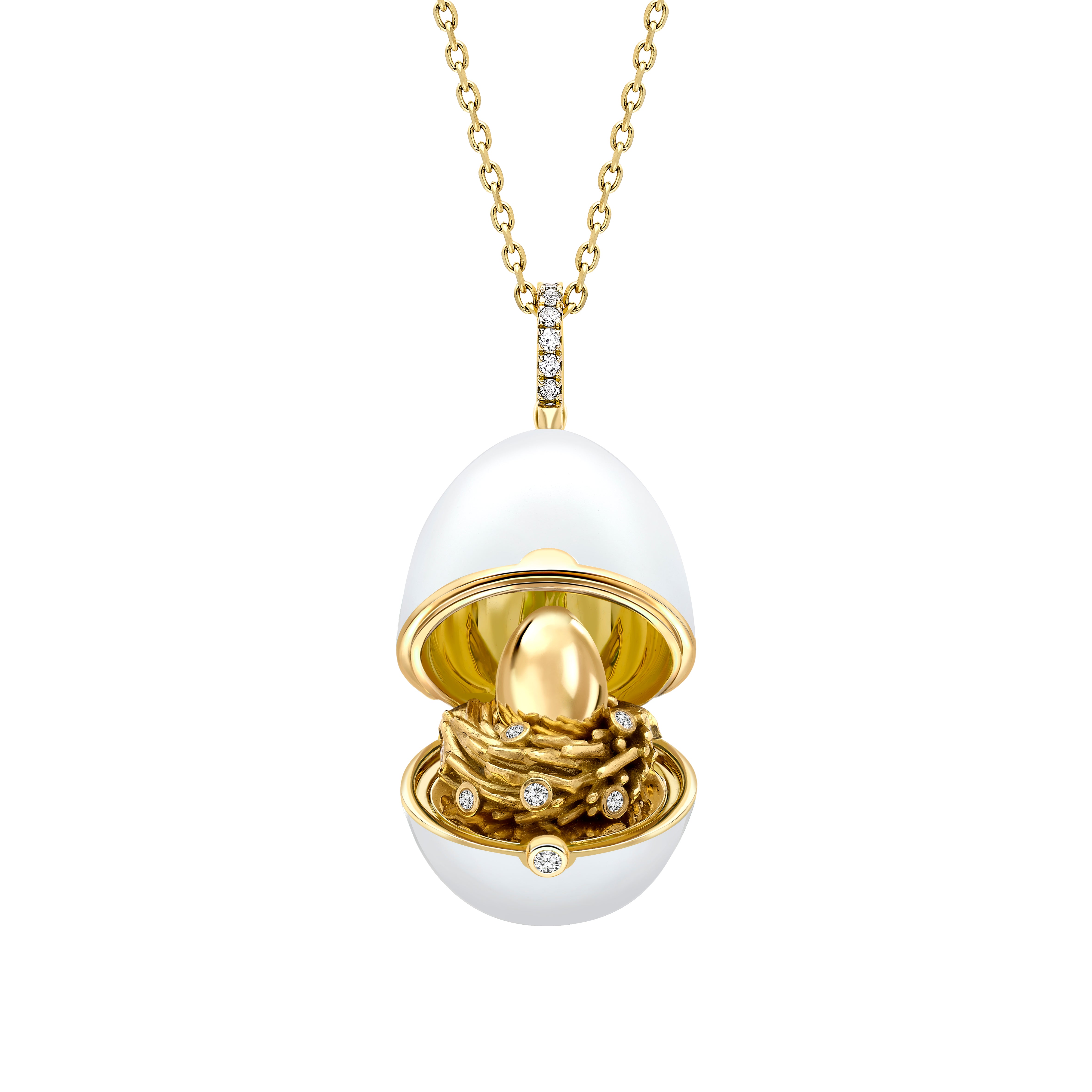 Fabergé №1 Enamel Egg Pendant