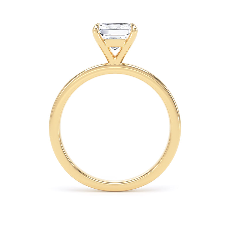 Jean Princess Cut Engagement Ring in 9ct Yellow Gold