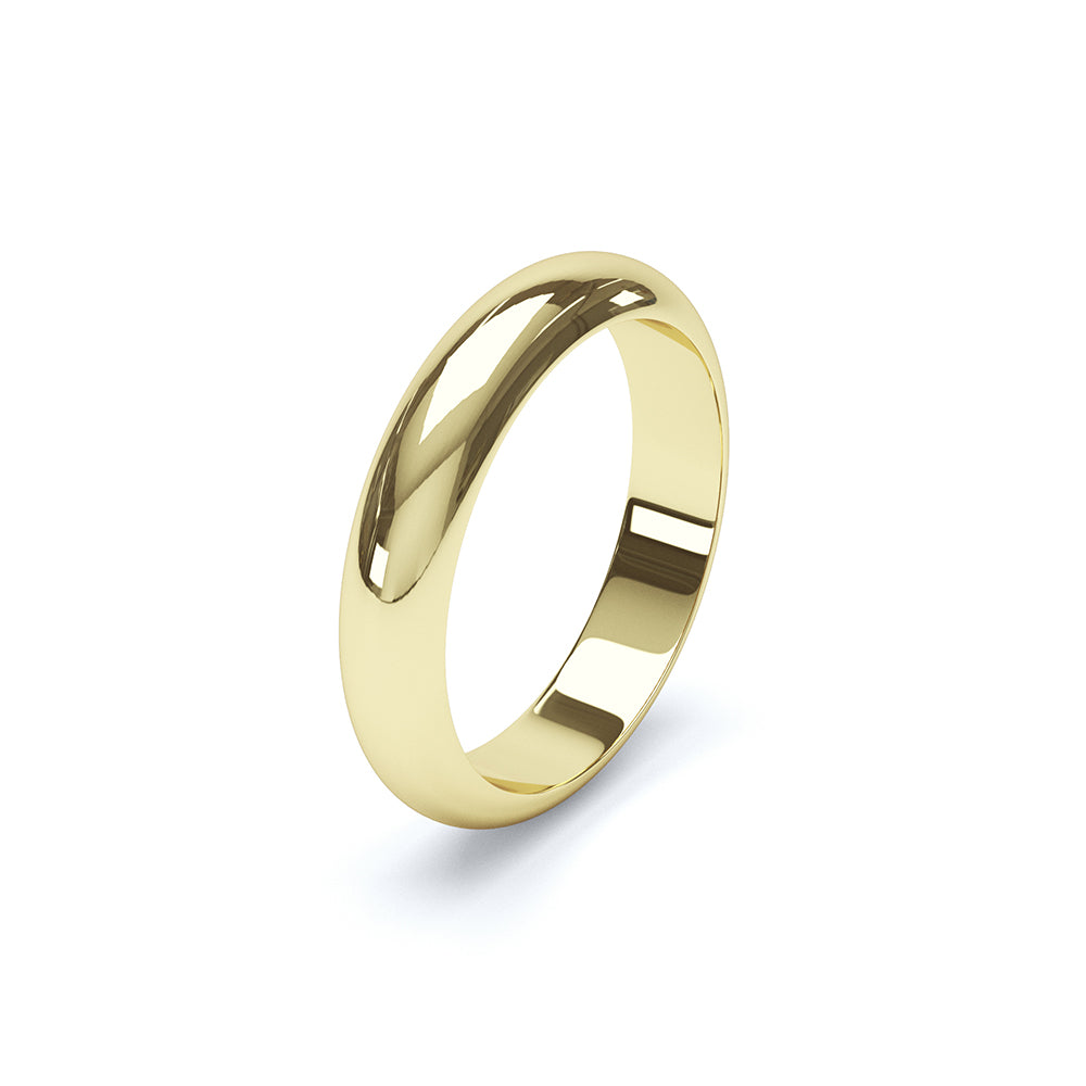 D Shape Plain Wedding Band