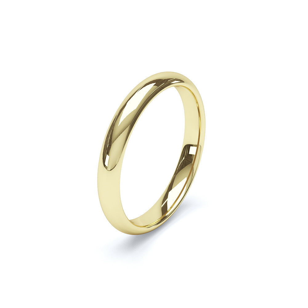 Full Court Plain Wedding Band