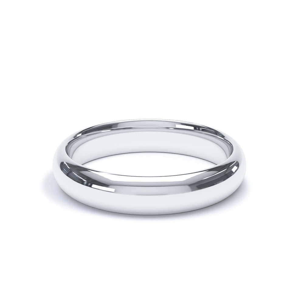 Full Court Plain Wedding Band