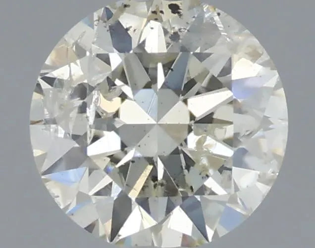 0.50ct Round Natural Diamond (Colour L, Clarity I1, Cut EX, IGI Certified)