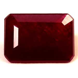 1.44ct Emerald Natural Ruby (Colour Red, Clarity Slightly Included, Cut Faceted)